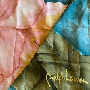 Vintage Ralph Lauren Floral Scarf